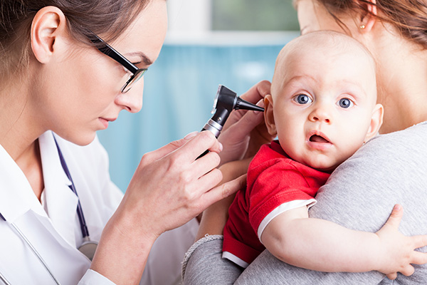 image of a child getting a check up